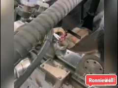 Pequeno tubo dentro da soldagem longitudinal e circular da mesma costura