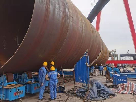 tanque 200T de 1000mm que gerencie Rolls para a torre do vento a pouca distância do mar