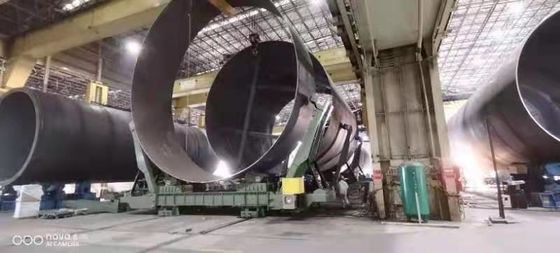 rolos de solda da tubulação do plutônio 400T para 13m Monopile a pouca distância do mar