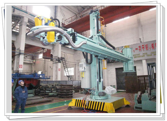 Caldeira de moedura da máquina de soldadura do crescimento da coluna da goivadura que lasca para trás o polonês