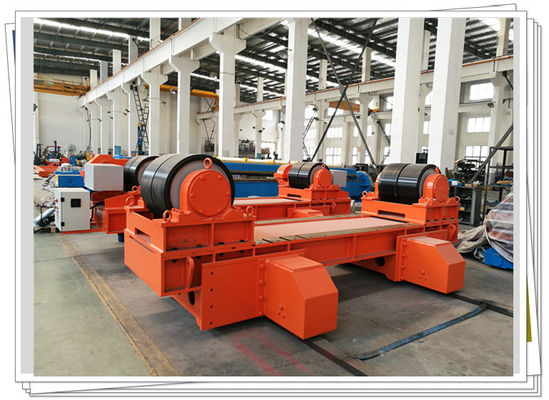 Roda de borracha de gerencio de solda da torre 250T Rolls do tanque resistente