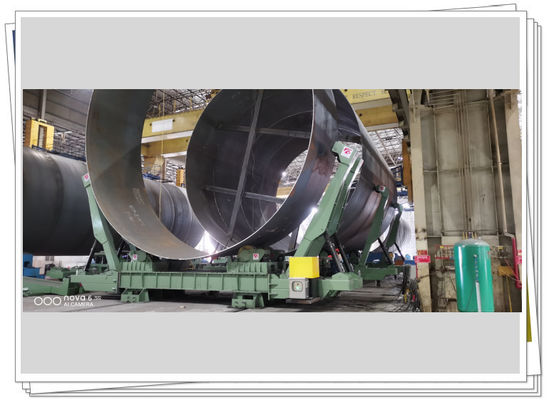 Rolo de gerencio de montagem hidráulico do anti tanque pesado do apoio 400T do braço do rotador da elipse