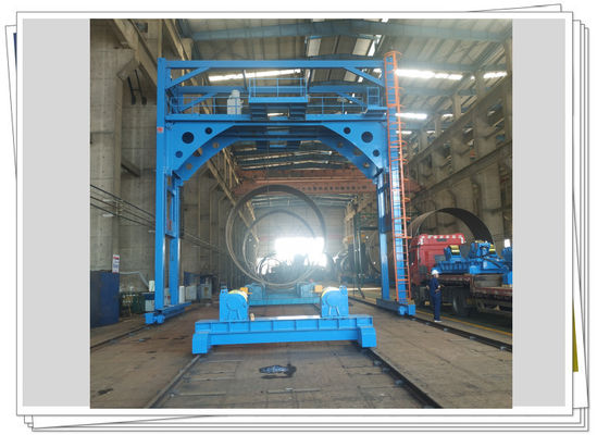 Estação comum circular de solda da plataforma do pórtico tubular da fabricação 8m da seção da torre multi